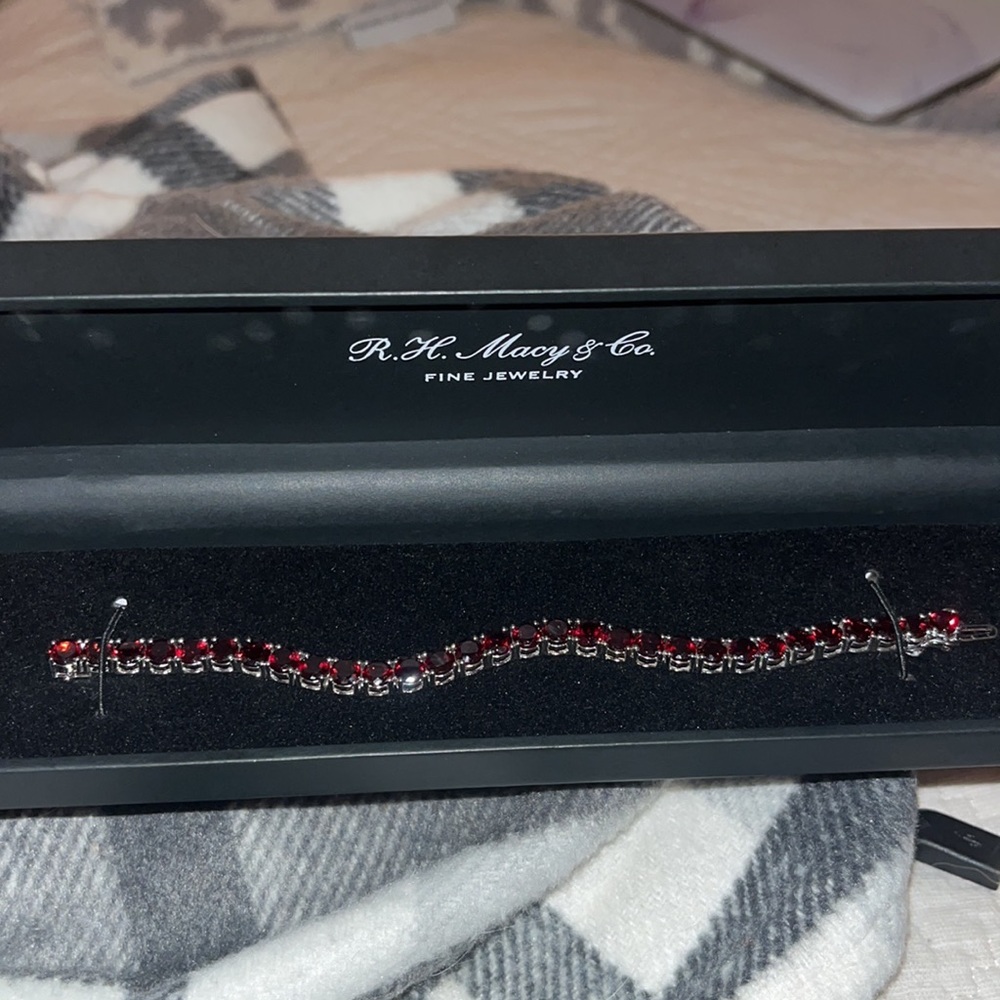 *New* Ruby Sterling Silver Bracelet - image 2